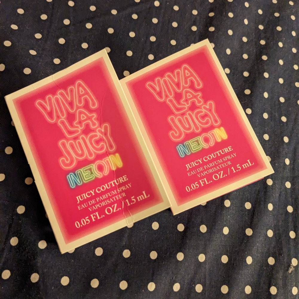 Juicy couture viva la juicy neon sample 2x